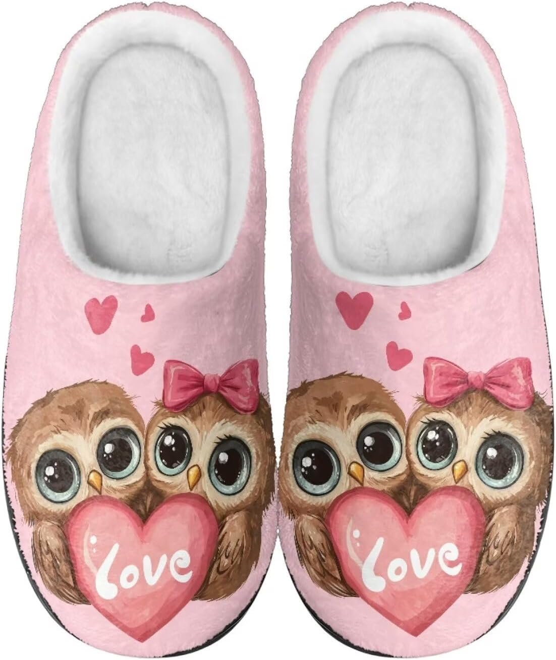 Мужские и женские плюшевые тапочки для пары, фланелевые теплые мягкие уютные тапочки, домашние тапочки для спальни и улицы, размеры 3-15 Zcfygdx, Owl Love Heart Pattern Print
Мужские и женские плюшевые тапочки для пары, фланелевые теплые мягкие уютные тапочки, домашние тапочки для спальни и улицы, размеры 3-15 Zcfygdx, Owl Love Heart Pattern Print