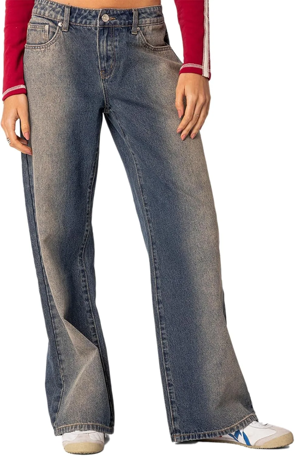 Женские джинсы прямые широкие мешковатые high waisted relaxed fit деним Fuguibadn
Женские джинсы прямые широкие мешковатые high waisted relaxed fit деним Fuguibadn