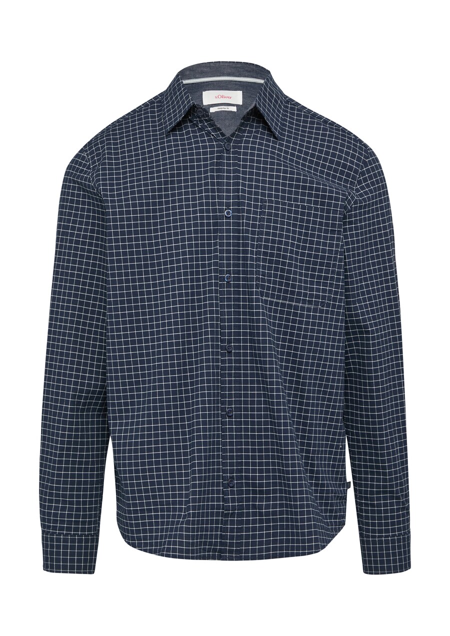 Рубашка на пуговицах классического кроя s.Oliver, темно-синий
Рубашка на пуговицах классического кроя s.Oliver, темно-синий