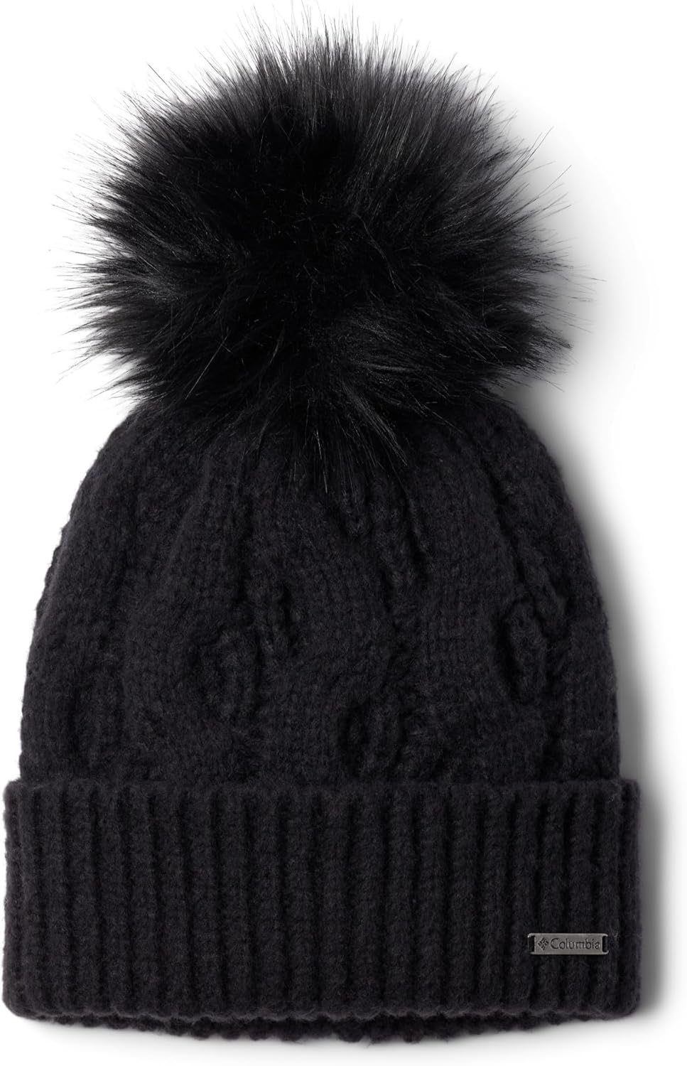 Columbia Womens Boundless Days Cable Knit Pom Beanie, Black
Columbia Womens Boundless Days Cable Knit Pom Beanie, Black