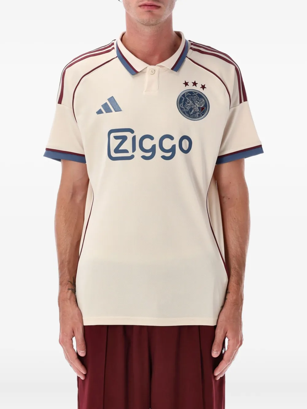 Футболка-поло «Аякс» с тремя полосками adidas, нейтральный
Футболка-поло «Аякс» с тремя полосками adidas, нейтральный