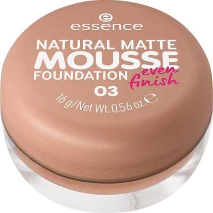 Essence Natural Matte Mousse Foundation 15g 03 Нейтральный мед
Essence Natural Matte Mousse Foundation 15g 03 Нейтральный мед