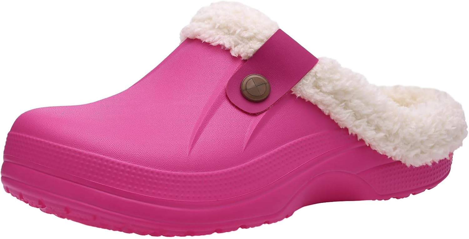 Классические сабо Beslip с меховой подкладкой, водонепроницаемые зимние пушистые тапочки для женщин и мужчин для дома и улицы, розовый
Классические сабо Beslip с меховой подкладкой, водонепроницаемые зимние пушистые тапочки для женщин и мужчин для дома и улицы, розовый