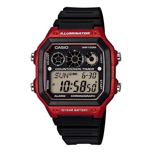 Часы CASIO G Shock Waterproof Mens Black/Red Digital, красный
Часы CASIO G Shock Waterproof Mens Black/Red Digital, красный
