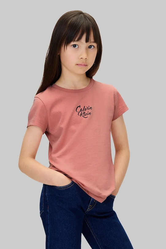 Детская футболка Calvin Klein Jeans, розовый
Детская футболка Calvin Klein Jeans, розовый