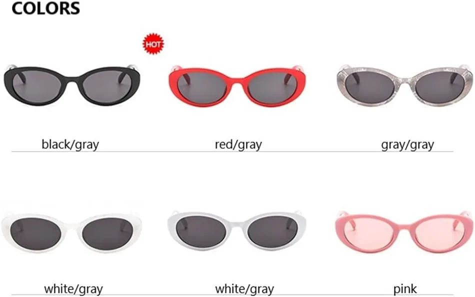 Ретро маленькие овальные солнцезащитные очки для женщин в винтажном стиле, черные, красные и белые. Модные солнцезащитные очки для женщин UJNHGQ, White Gray
Ретро маленькие овальные солнцезащитные очки для женщин в винтажном стиле, черные, красные и белые. Модные солнцезащитные очки для женщин UJNHGQ, White Gray