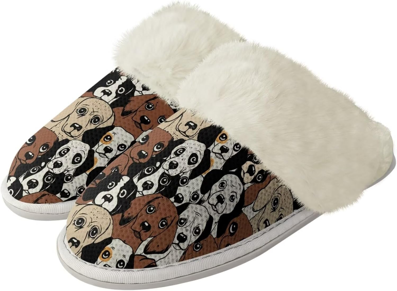 Мягкие тапочки для женщин и мужчин, плюшевые теплые тапочки, уютные домашние тапочки для спальни с пушистым воротником Jiquruby, Cute Dog
Мягкие тапочки для женщин и мужчин, плюшевые теплые тапочки, уютные домашние тапочки для спальни с пушистым воротником Jiquruby, Cute Dog