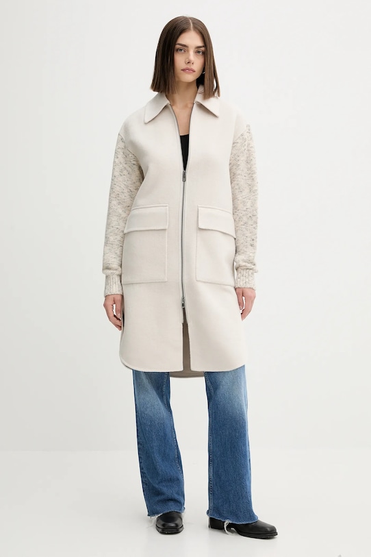 Шерстяное пальто JINU Desigual, бежевый
Шерстяное пальто JINU Desigual, бежевый