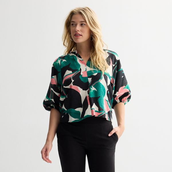 Облегающий топ с рукавами до локтя и фактурной вязкой Nine West, цвет emerald ada flora
Облегающий топ с рукавами до локтя и фактурной вязкой Nine West, цвет emerald ada flora