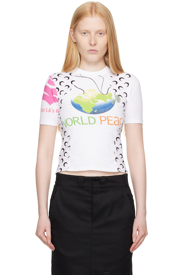 Регенерированная графическая футболка для малышей Baby Fit Marine Serre, белый
Регенерированная графическая футболка для малышей Baby Fit Marine Serre, белый