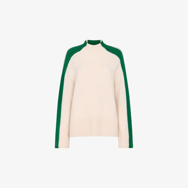 Вязаный джемпер из смеси шерсти и цветных блоков Whistles, мультиколор
Вязаный джемпер из смеси шерсти и цветных блоков Whistles, мультиколор