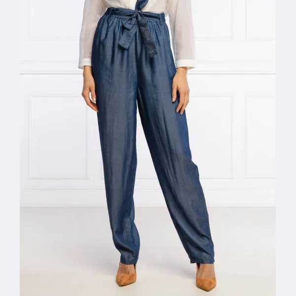 Брюки палаццо Emporio Armani, синий
Брюки палаццо Emporio Armani, синий