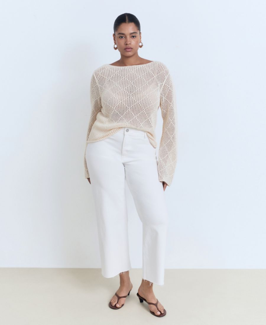 Женские джинсы-кюлоты Catherin с высокой посадкой MANGO, White
Женские джинсы-кюлоты Catherin с высокой посадкой MANGO, White