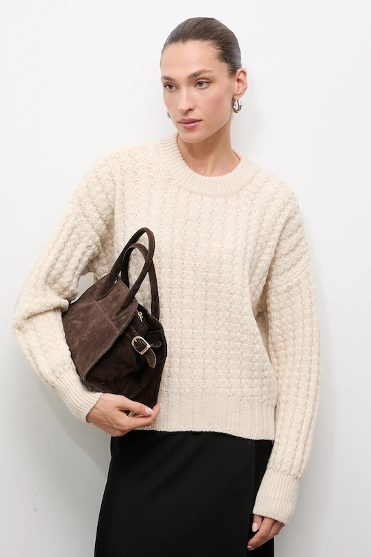 Свитер с добавлением шерсти Answear.Lab, бежевый
Свитер с добавлением шерсти Answear.Lab, бежевый