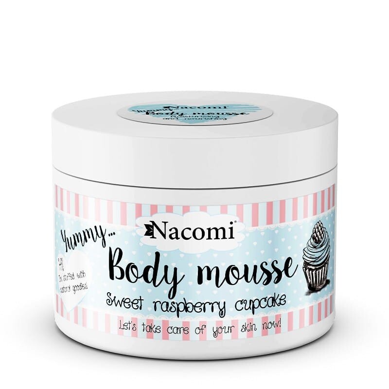 Nacomi, Мусс для тела, питательный, Малиновый Маффин, 180 мл
Nacomi, Мусс для тела, питательный, Малиновый Маффин, 180 мл
