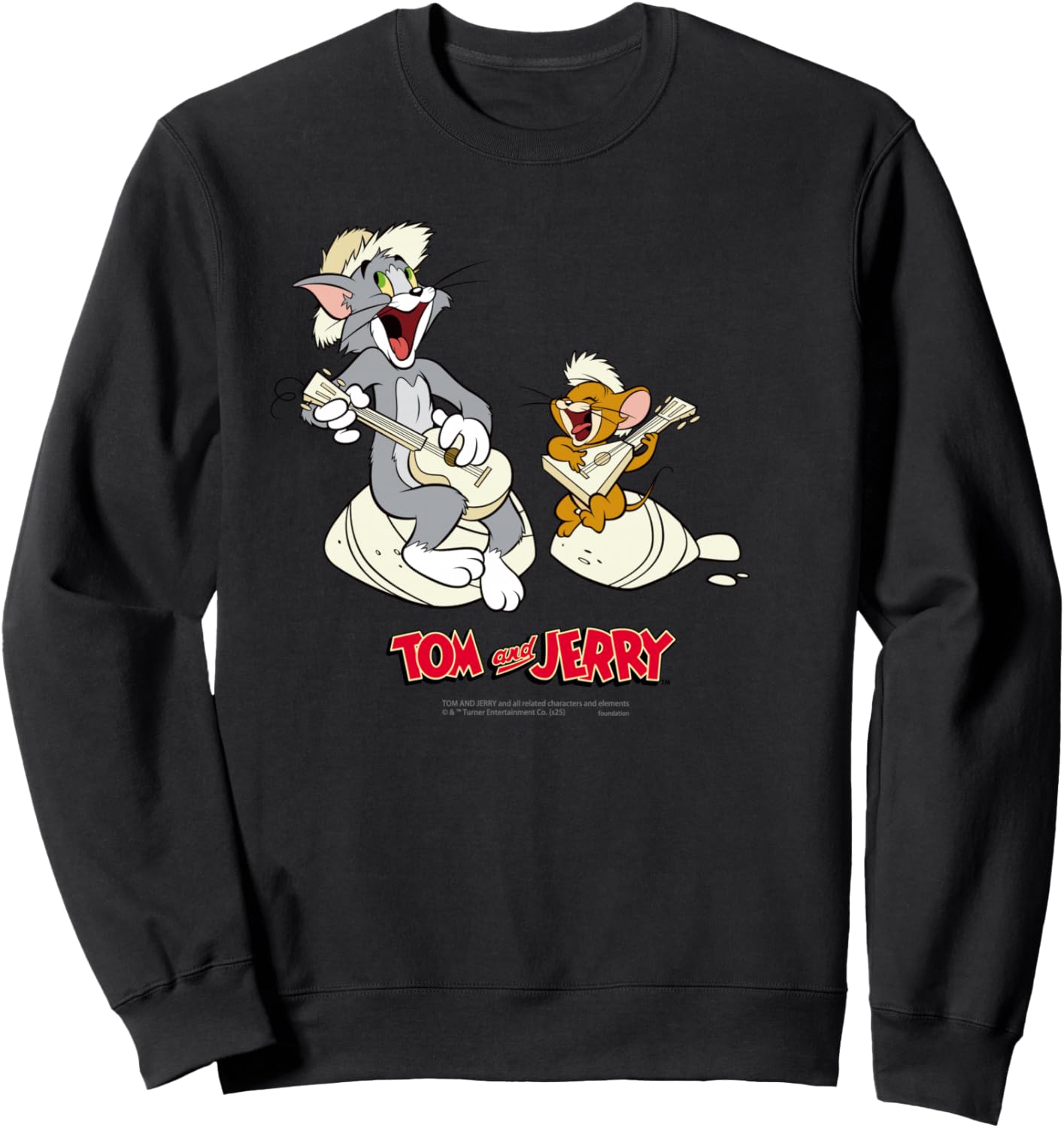 Толстовка с изображением Тома и Джерри и укулеле Tom And Jerry, черный
Толстовка с изображением Тома и Джерри и укулеле Tom And Jerry, черный
