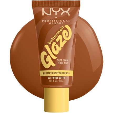 Nyx Professional Makeup Buttermelt Glaze Soft Glow Skin Tint с SPF 30
Nyx Professional Makeup Buttermelt Glaze Soft Glow Skin Tint с SPF 30
