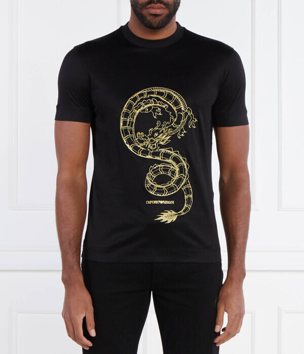 Футболка мужская Emporio Armani из лиоцелла и хлопка с принтом, черный
Футболка мужская Emporio Armani из лиоцелла и хлопка с принтом, черный