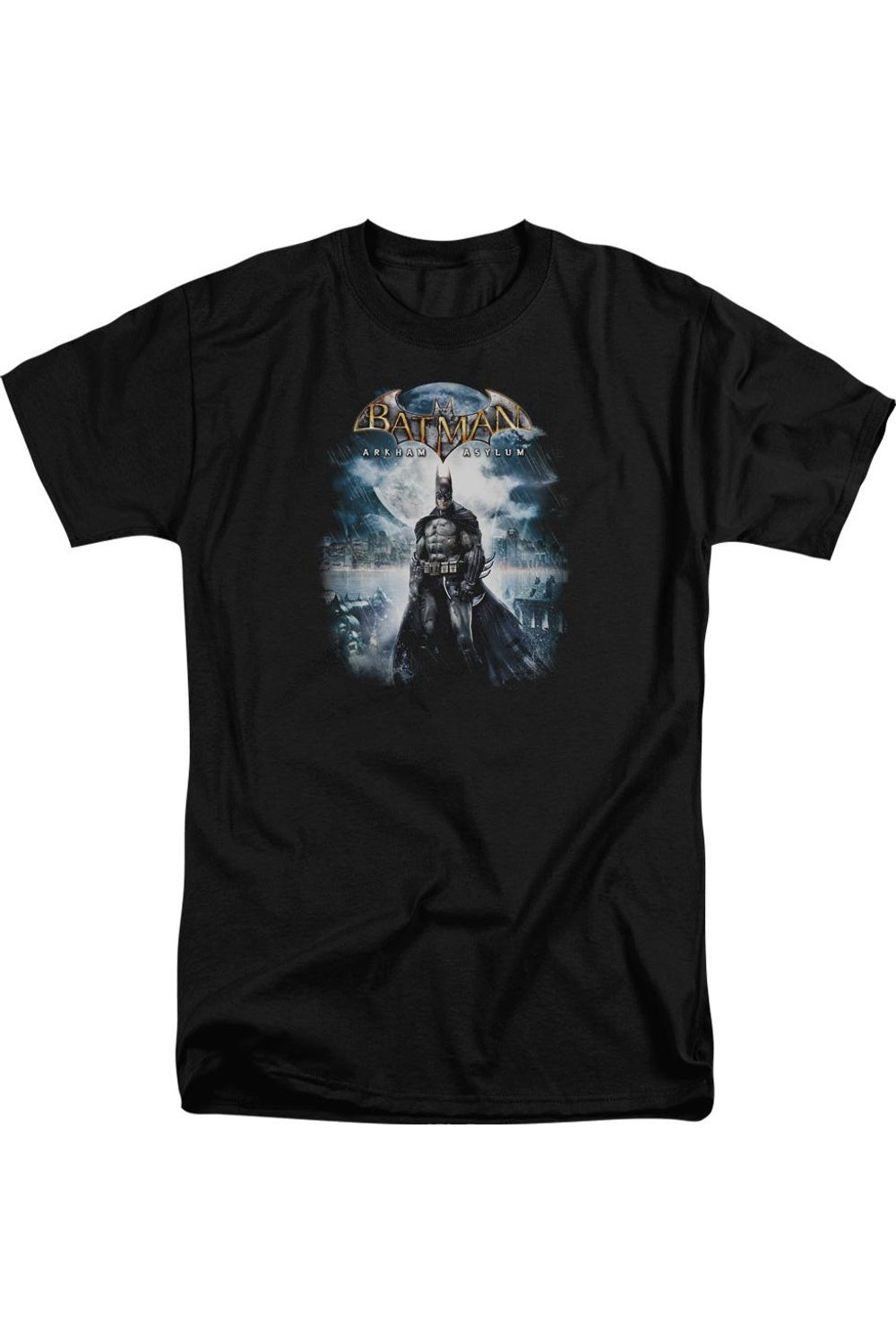 Футболка с коротким рукавом для взрослых из игры Batman Arkham Asylum Gildan, черный
Футболка с коротким рукавом для взрослых из игры Batman Arkham Asylum Gildan, черный