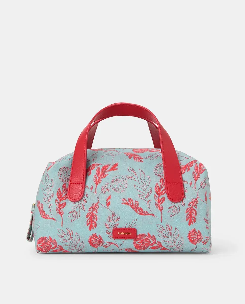 Большая цветочная косметичка с ручкой Tintoretto, синий
Большая цветочная косметичка с ручкой Tintoretto, синий