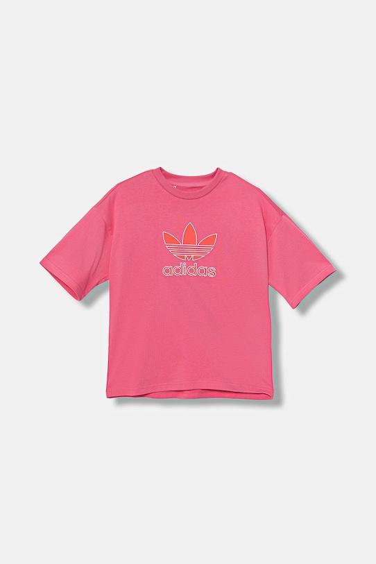 Детская хлопковая футболка Adidas Originals, розовый
Детская хлопковая футболка Adidas Originals, розовый