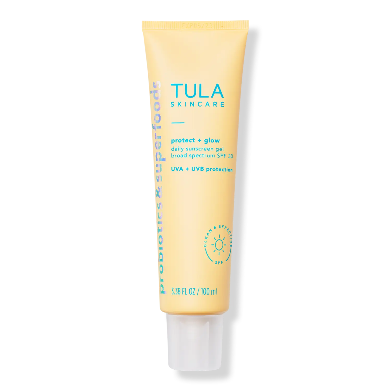 Солнцезащитный гель Protect + Glow для ежедневного использования, широкий спектр защиты SPF 30. TULA, 3.38 oz (supersize)
Солнцезащитный гель Protect + Glow для ежедневного использования, широкий спектр защиты SPF 30. TULA, 3.38 oz (supersize)