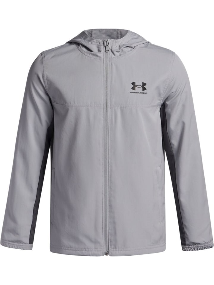 Куртка софтшелл "B Rival Woven Jacket" серого цвета Under Armour
Куртка софтшелл "B Rival Woven Jacket" серого цвета Under Armour