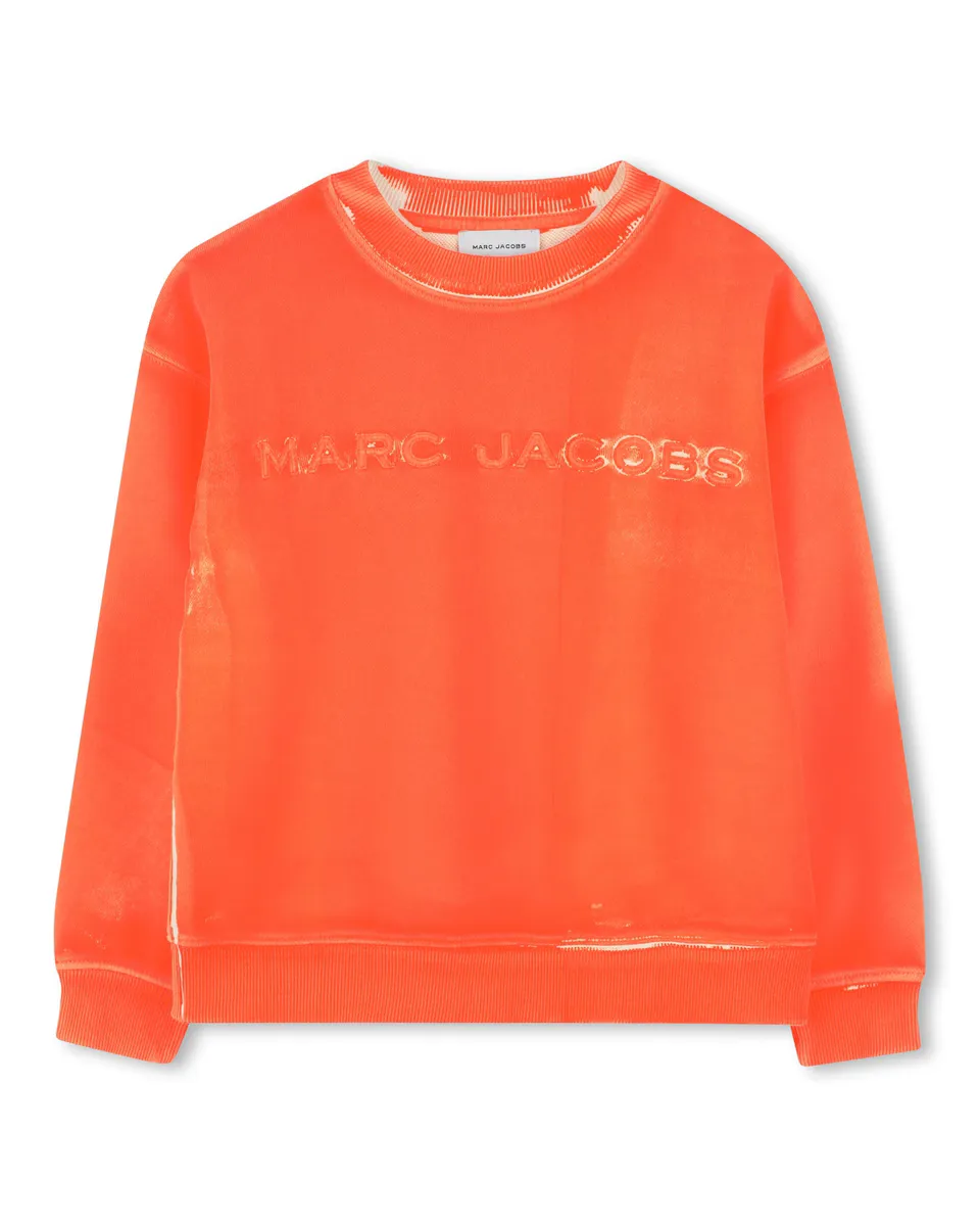 Хлопковая толстовка с круглым вырезом Marc Jacobs, оранжевый
Хлопковая толстовка с круглым вырезом Marc Jacobs, оранжевый