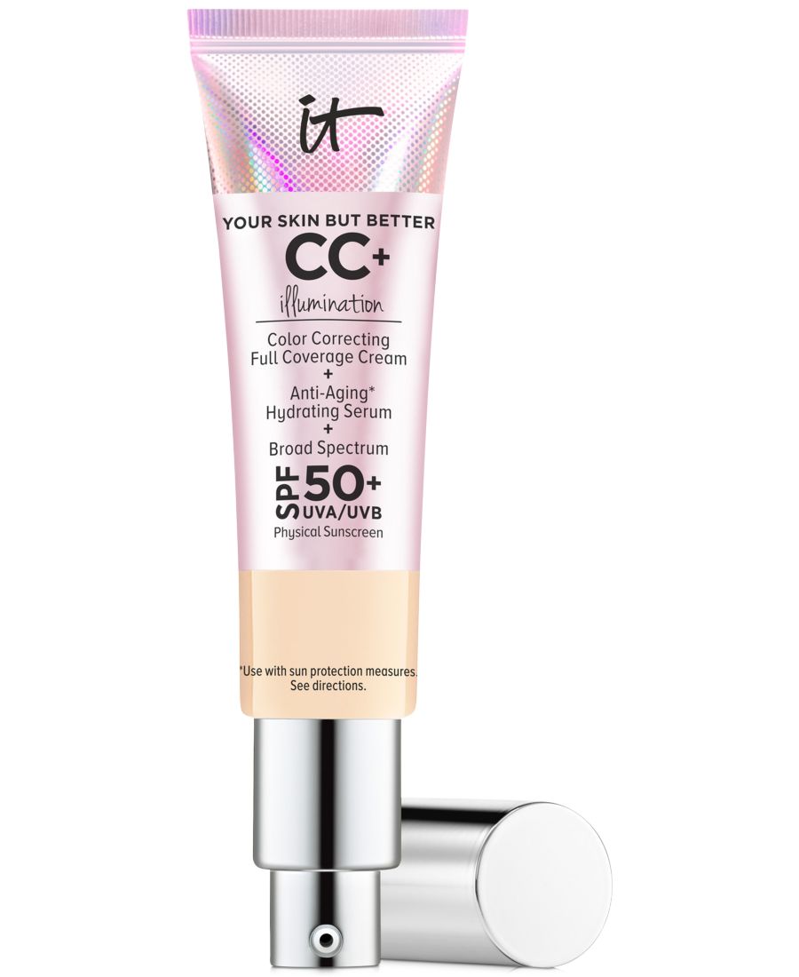 CC+ крем для осветления кожи с SPF 50 IT Cosmetics, цвет light
CC+ крем для осветления кожи с SPF 50 IT Cosmetics, цвет light