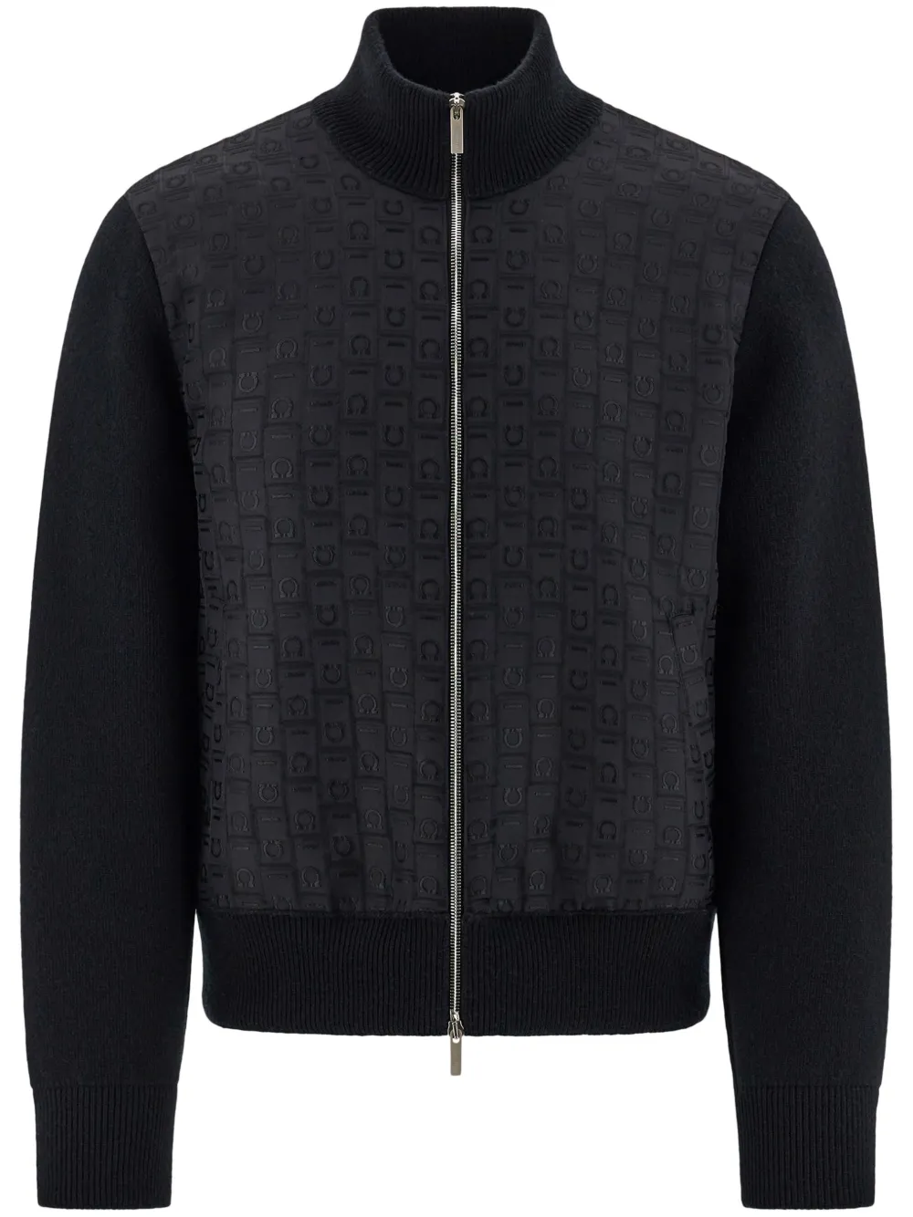 Трикотажный бомбер Ferragamo, черный
Трикотажный бомбер Ferragamo, черный