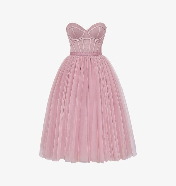 Платье миди из тюля Darling House Of Cb, розовый
Платье миди из тюля Darling House Of Cb, розовый