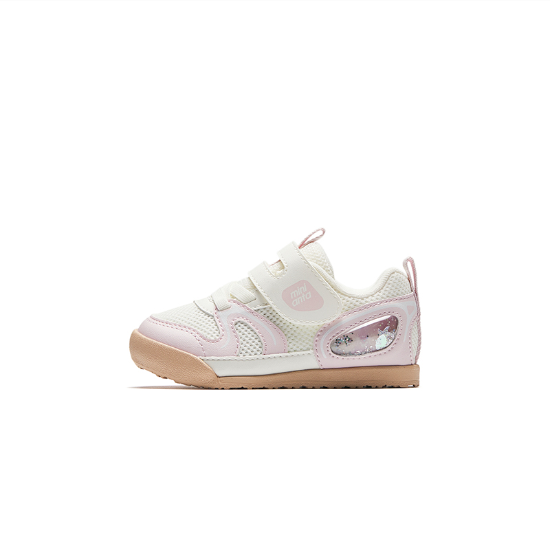 Дышащие, легкие, амортизирующие, анти-удар, низкие детские туфли для младенцев и малышей Antakids, слоновая кость/белый/розовый 
Дышащие, легкие, амортизирующие, анти-удар, низкие детские туфли для младенцев и малышей Antakids, слоновая кость/белый/розовый