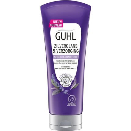 Маска против желтизны Silver Shine & Care 200мл, Guhl
Маска против желтизны Silver Shine & Care 200мл, Guhl