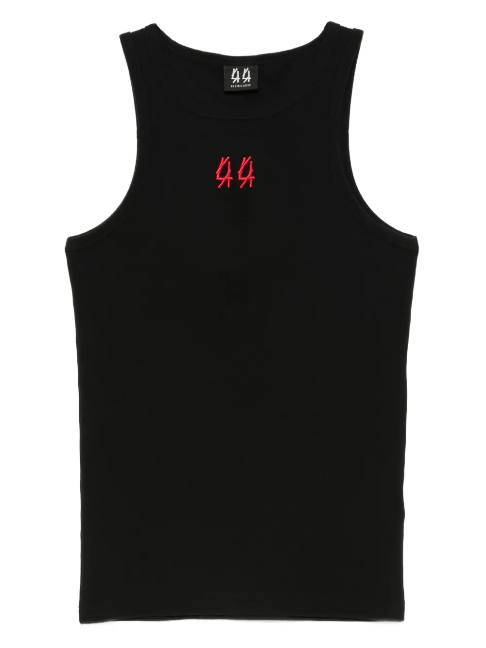 Топ без рукавов с вышитым логотипом 44 Label Group, черный
Топ без рукавов с вышитым логотипом 44 Label Group, черный