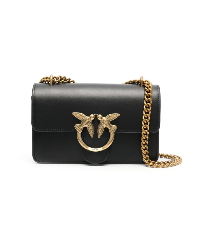Мини-Сумочка любви, одна простая Pinko, черный
Мини-Сумочка любви, одна простая Pinko, черный