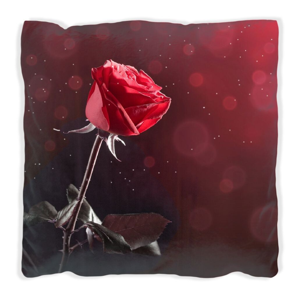 Подушка Wallario Premium, мягкая поверхность, с мотивом Red Rose Single, размер: 40 x 40 см, с белой спинкой
Подушка Wallario Premium, мягкая поверхность, с мотивом Red Rose Single, размер: 40 x 40 см, с белой спинкой