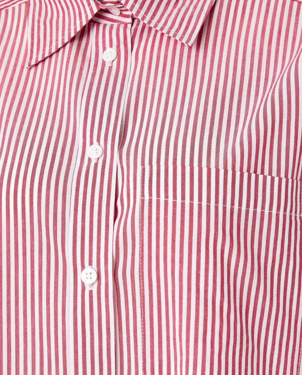 Женская рубашка с длинным рукавом в полоску Lloyd's, красный 
Женская рубашка с длинным рукавом в полоску Lloyd's, красный