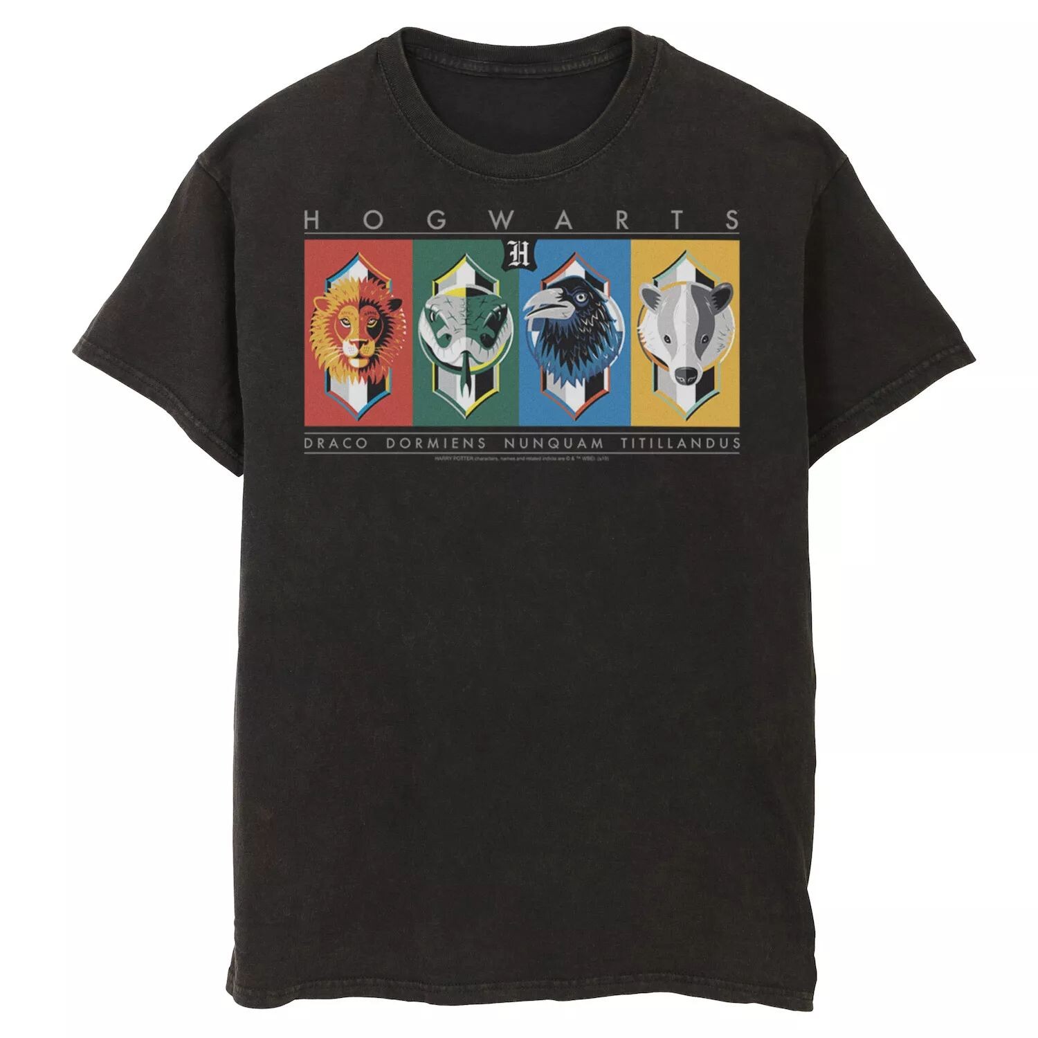 Мужская футболка с рисунком символов Хогвартса Harry Potter
Мужская футболка с рисунком символов Хогвартса Harry Potter