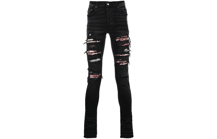 Рваные джинсы skinny AMIRI, черный
Рваные джинсы skinny AMIRI, черный