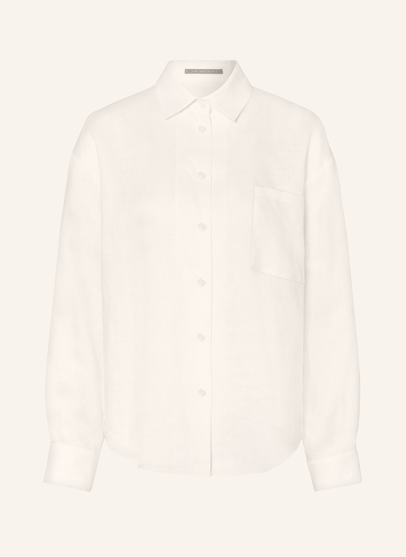 Льняная блузка-рубашка (The Mercer) N.Y., белый
Льняная блузка-рубашка (The Mercer) N.Y., белый