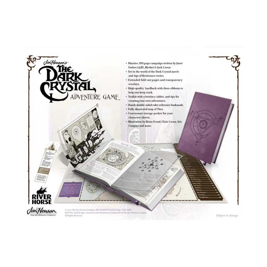 Jim Henson's The Dark Crystal Adventure Game, Role Playing Games (River Horse), твердый переплет
Jim Henson's The Dark Crystal Adventure Game, Role Playing Games (River Horse), твердый переплет