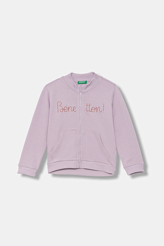 Детская хлопковая толстовка United Colors Of Benetton, фиолетовый
Детская хлопковая толстовка United Colors Of Benetton, фиолетовый