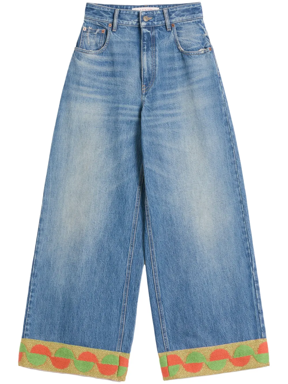 Широкие джинсы VALENTINO GARAVANI, синий
Широкие джинсы VALENTINO GARAVANI, синий