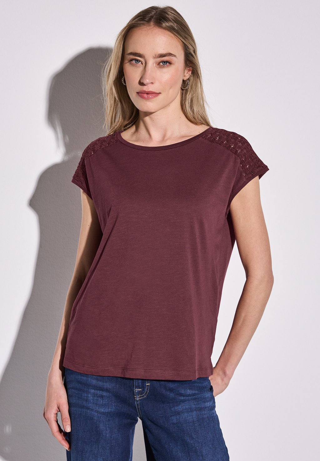 Футболка с принтом Street One, темно-красный
Футболка с принтом Street One, темно-красный