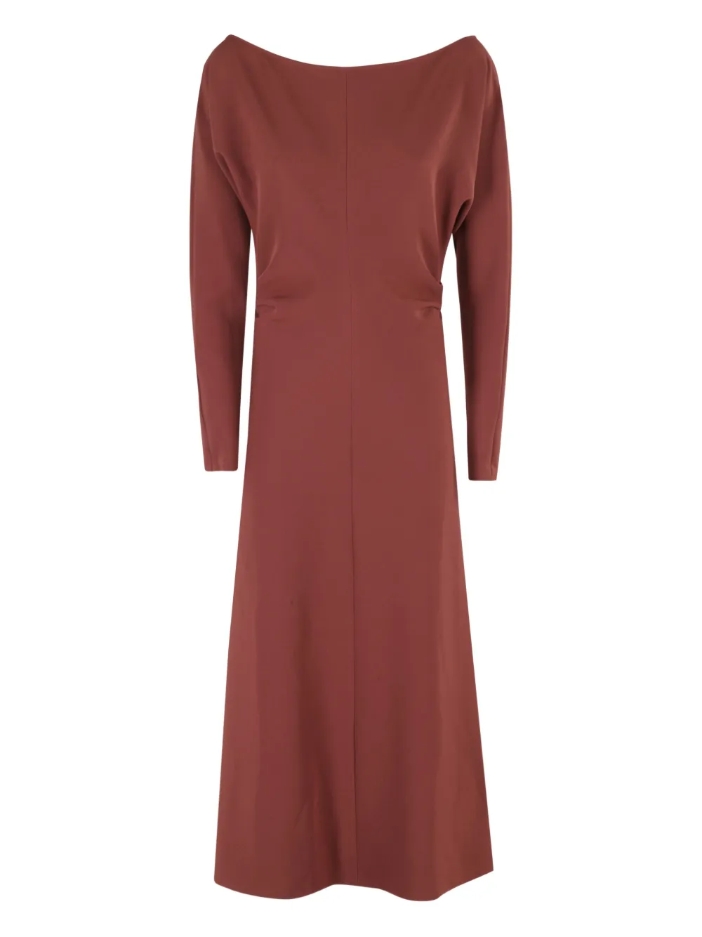 Платье миди с вырезом-лодочкой и длинными рукавами Federica Tosi, коричневый
Платье миди с вырезом-лодочкой и длинными рукавами Federica Tosi, коричневый