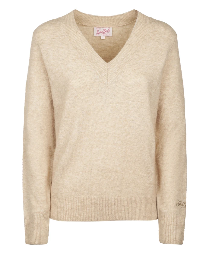 Свитер из альпаки с анисом Mc2 Saint Barth, бежевый
Свитер из альпаки с анисом Mc2 Saint Barth, бежевый