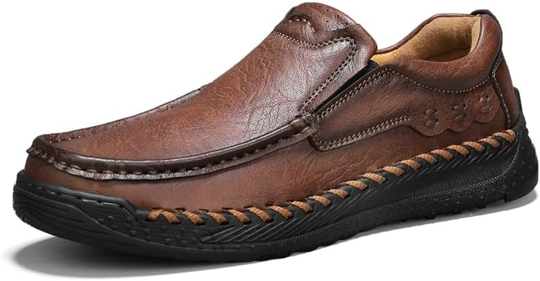 Мужские лоферы Mecolop, повседневные кожаные туфли без шнурков, мягкая плоская обувь, темно-коричневый
Мужские лоферы Mecolop, повседневные кожаные туфли без шнурков, мягкая плоская обувь, темно-коричневый