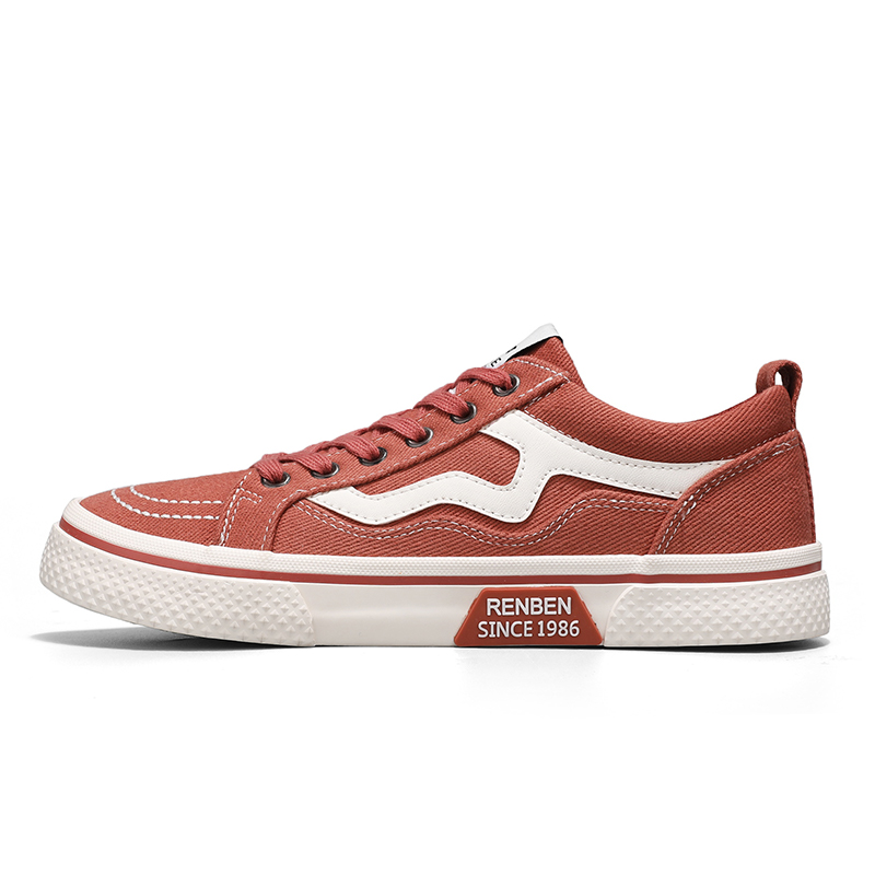 RENBEN Нескользящие и износостойкие дышащие низкие парусиновые туфли мужские красные
RENBEN Нескользящие и износостойкие дышащие низкие парусиновые туфли мужские красные