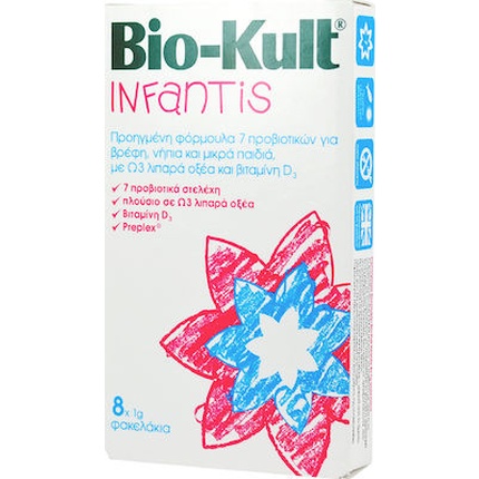 Пробиотики Bio-Kult Infantis для младенцев и детей - 8 пакетиков A.Vogel
Пробиотики Bio-Kult Infantis для младенцев и детей - 8 пакетиков A.Vogel