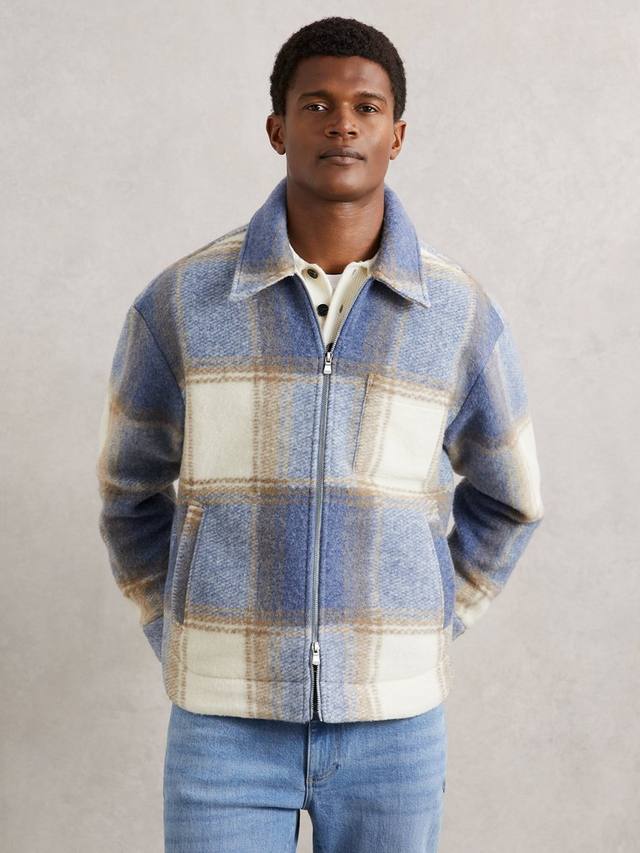Мортон куртка на молнии в клетку Reiss, Stone/Blue
Мортон куртка на молнии в клетку Reiss, Stone/Blue